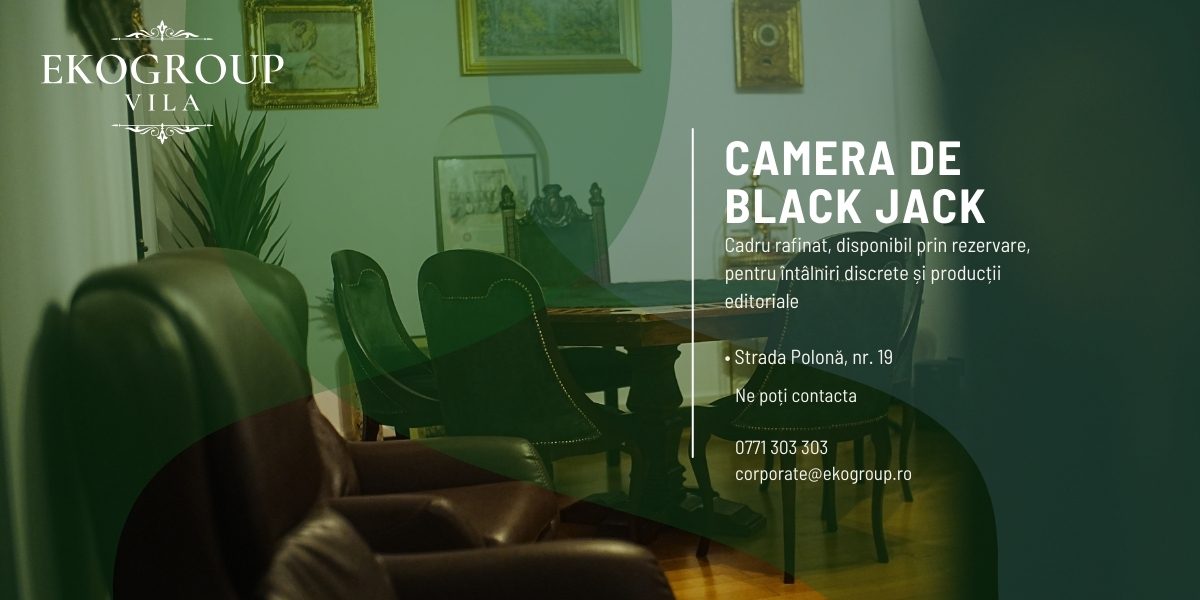 Camera de Black Jack: Salonul diplomatic exclusivist pentru experiențe private și producții de excepție